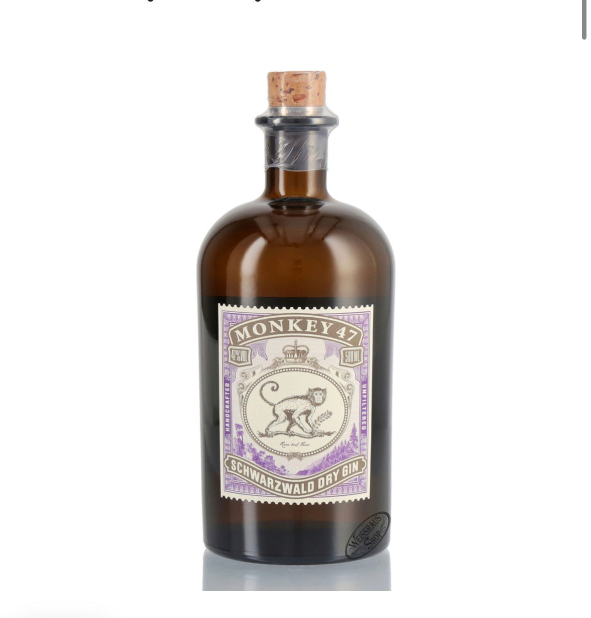 Monkey 47 Schwarzwald Dry Gin 47 % Vol. 0,5 l Flasche