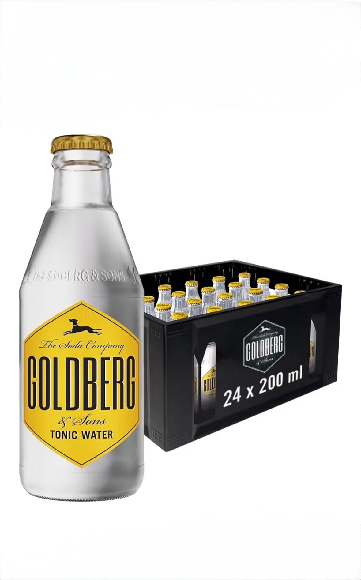 Goldberg Tonic Water Glas - 24 x 200 ml Kiste Preisvorteil