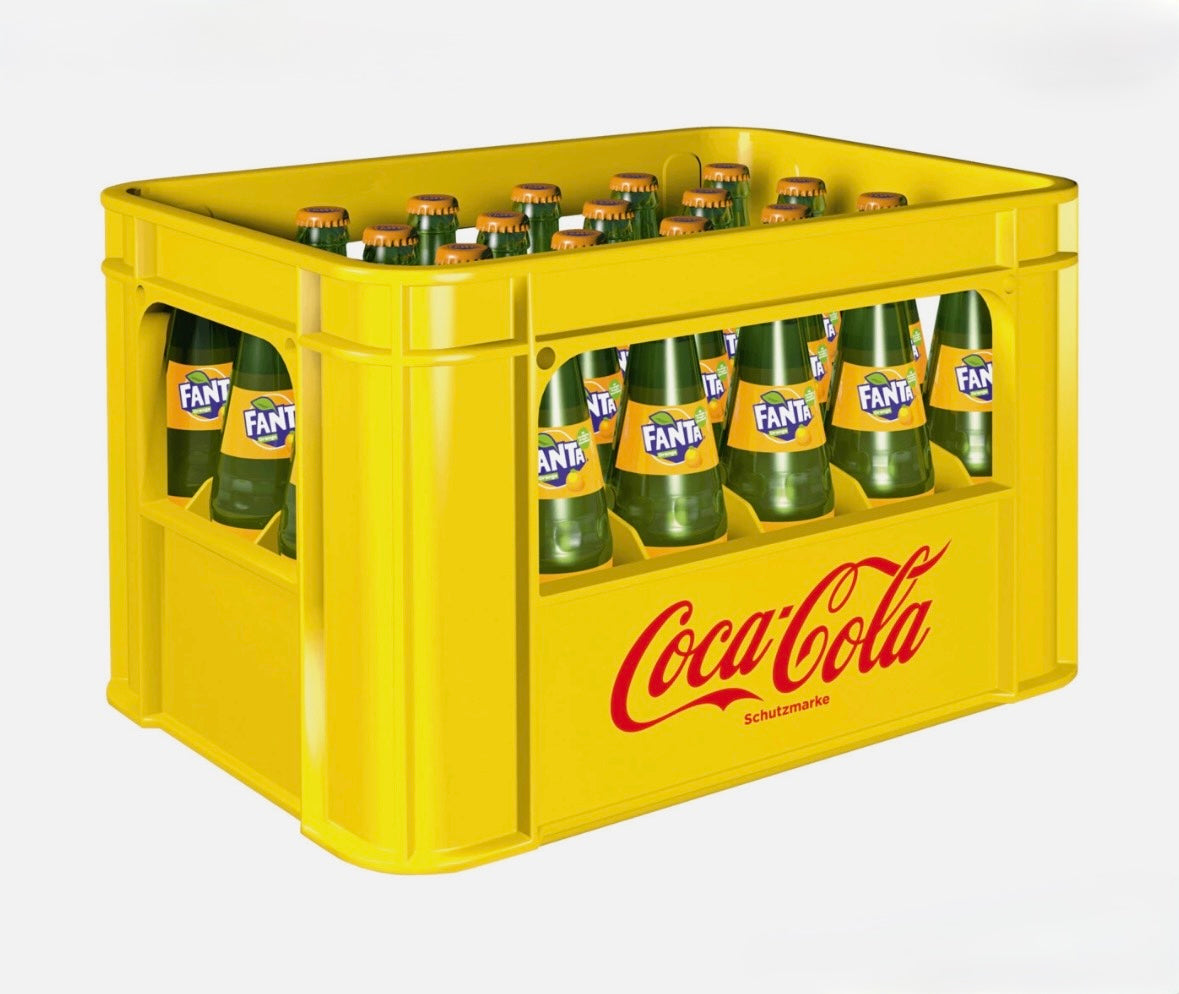 Fanta Orange Glas - 24 x 330 ml Flaschen