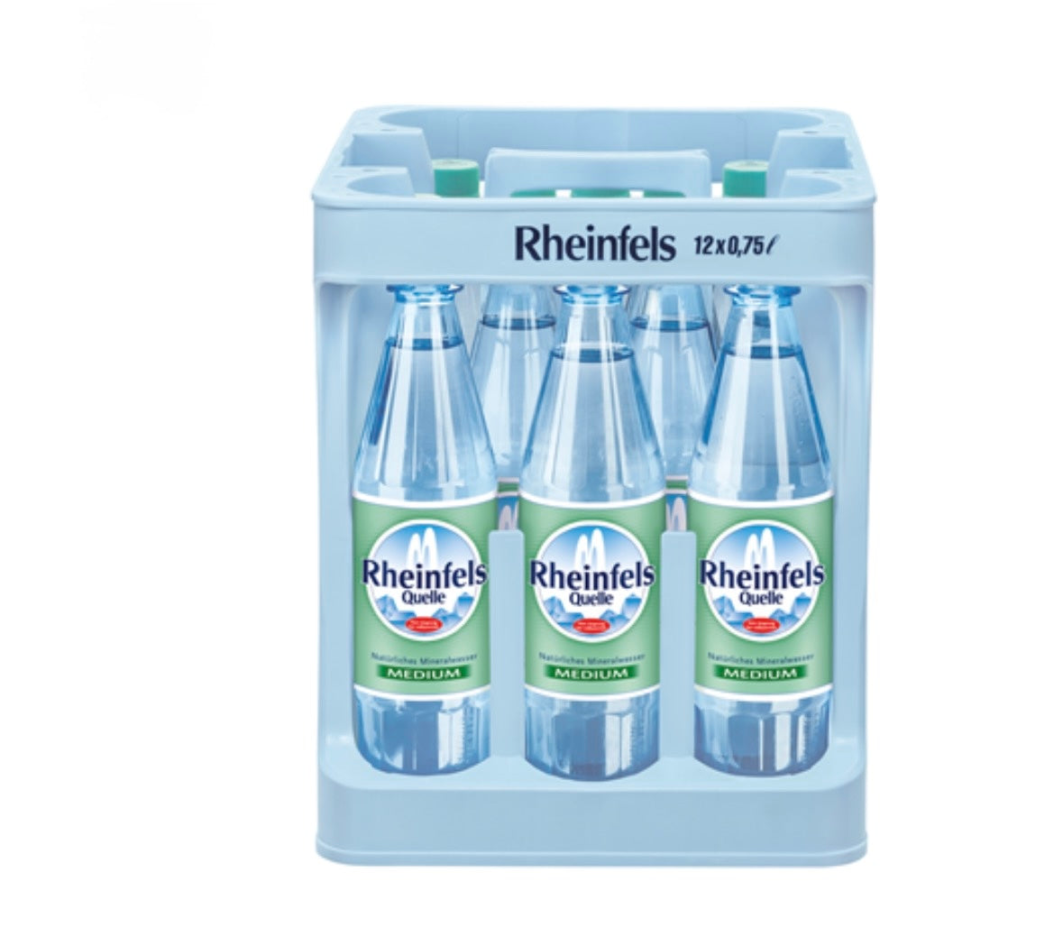Rheinfels Quelle Mineralwasser Medium 12 x 750 ml Flaschen