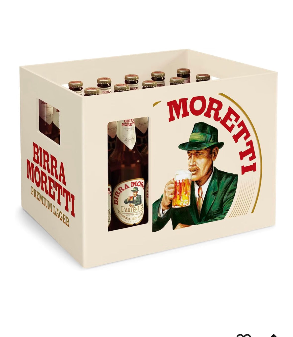 Birra Moretti Mehrweg - 24 x 330 ml Schachtel