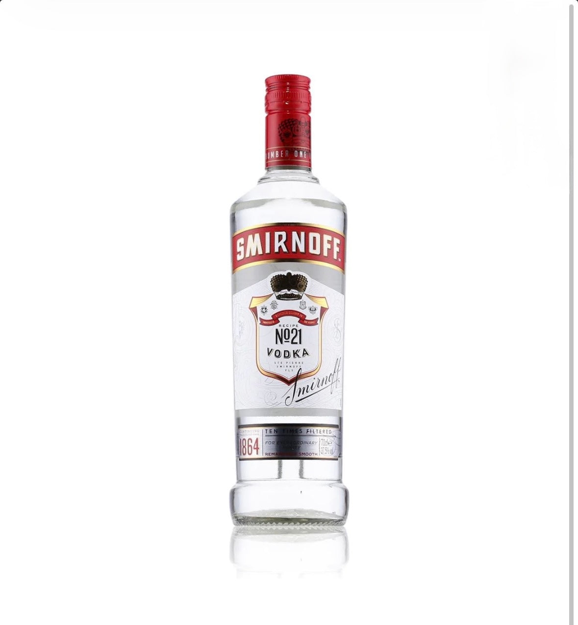 Smirnoff Red No. 21 Premium Vodka 37,5 % Vol. - 0,70 l Flasche