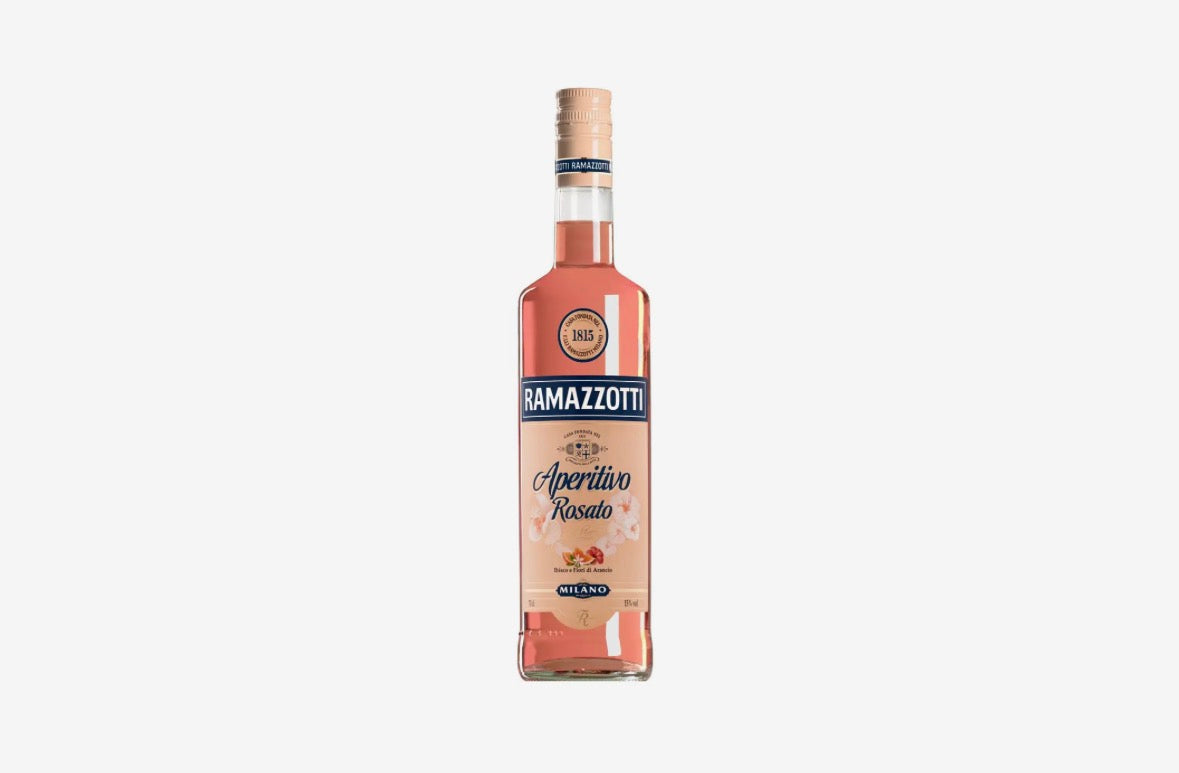 Ramazzotti Aperitivo Rosato 15 % Vol. aus Hibiskus- und Orangenblüten 1 l Flasche