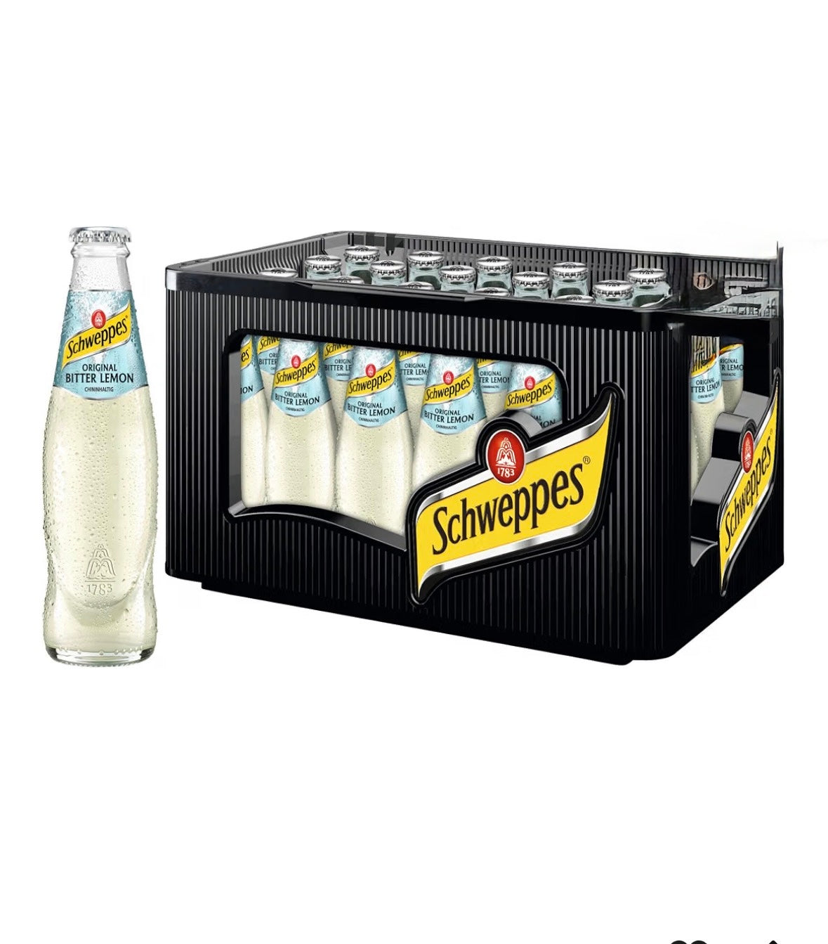Schweppes Original Bitter Lemon Glas - 24 x 0,20 l Flaschen