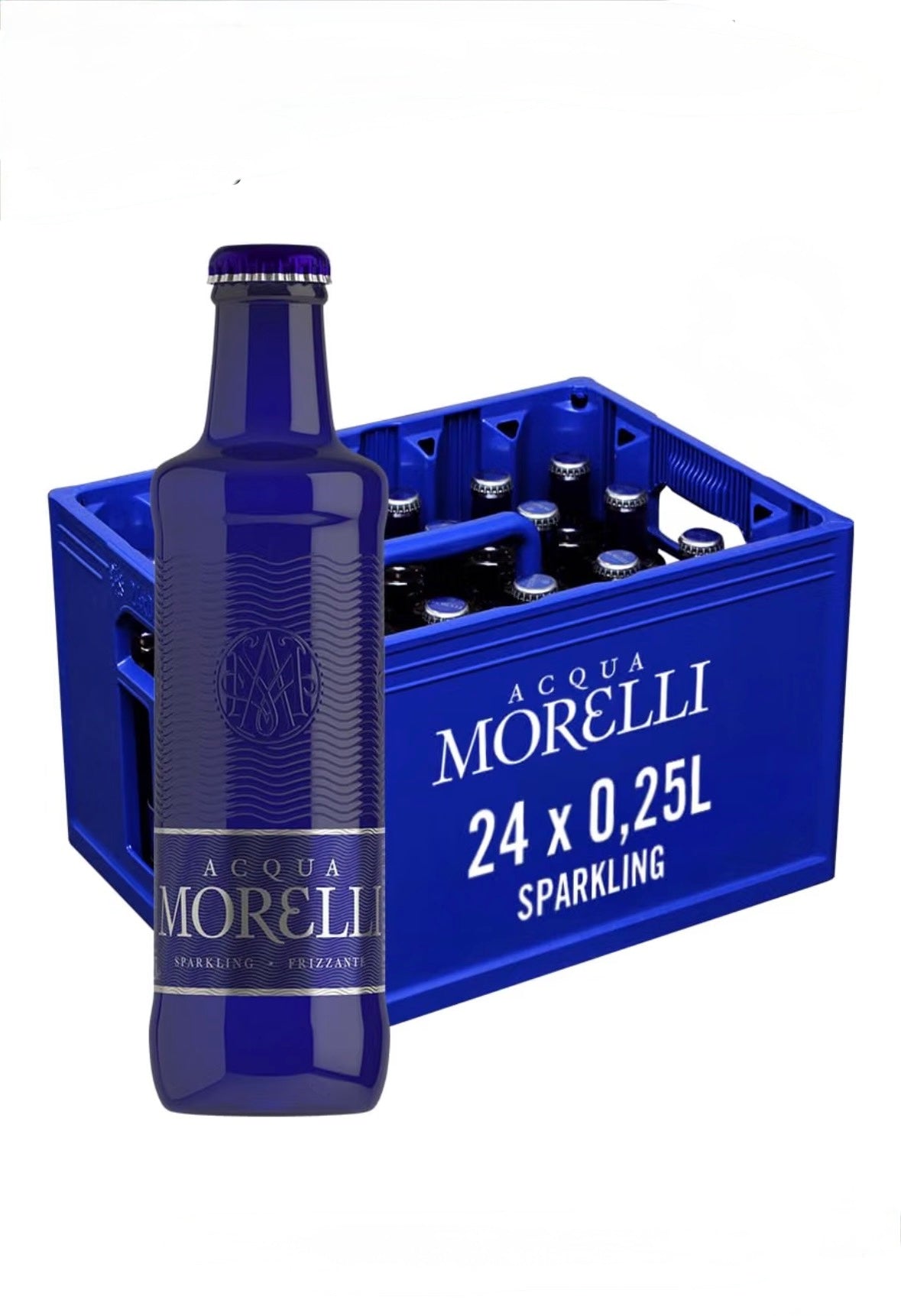 Acqua Morelli Sparkling mit Kohlensäure 24 x 0,25 l Flaschen