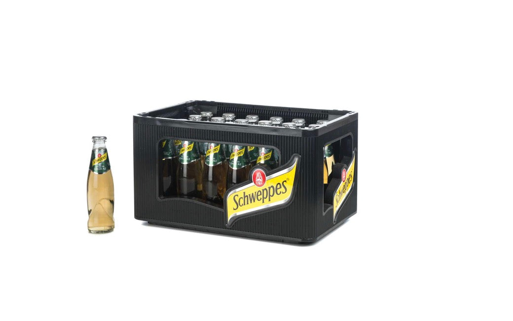 Schweppes Ginger Ale 24 x 0,2 l Flaschen