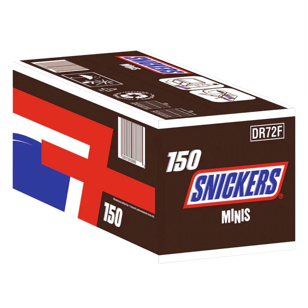 Schokoriegel Minis Catering Box Snicker 150 Stück - 2,7 kg Kiste