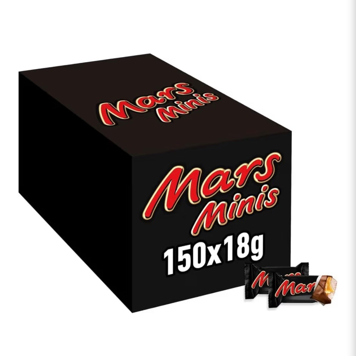 Mars Schokoriegel Minis Catering Box Mars 150 - 2,7 kg Kiste