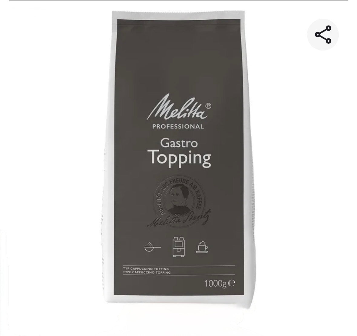 Melitta Prof Gastronomie Topping - 1,00 kg Packung