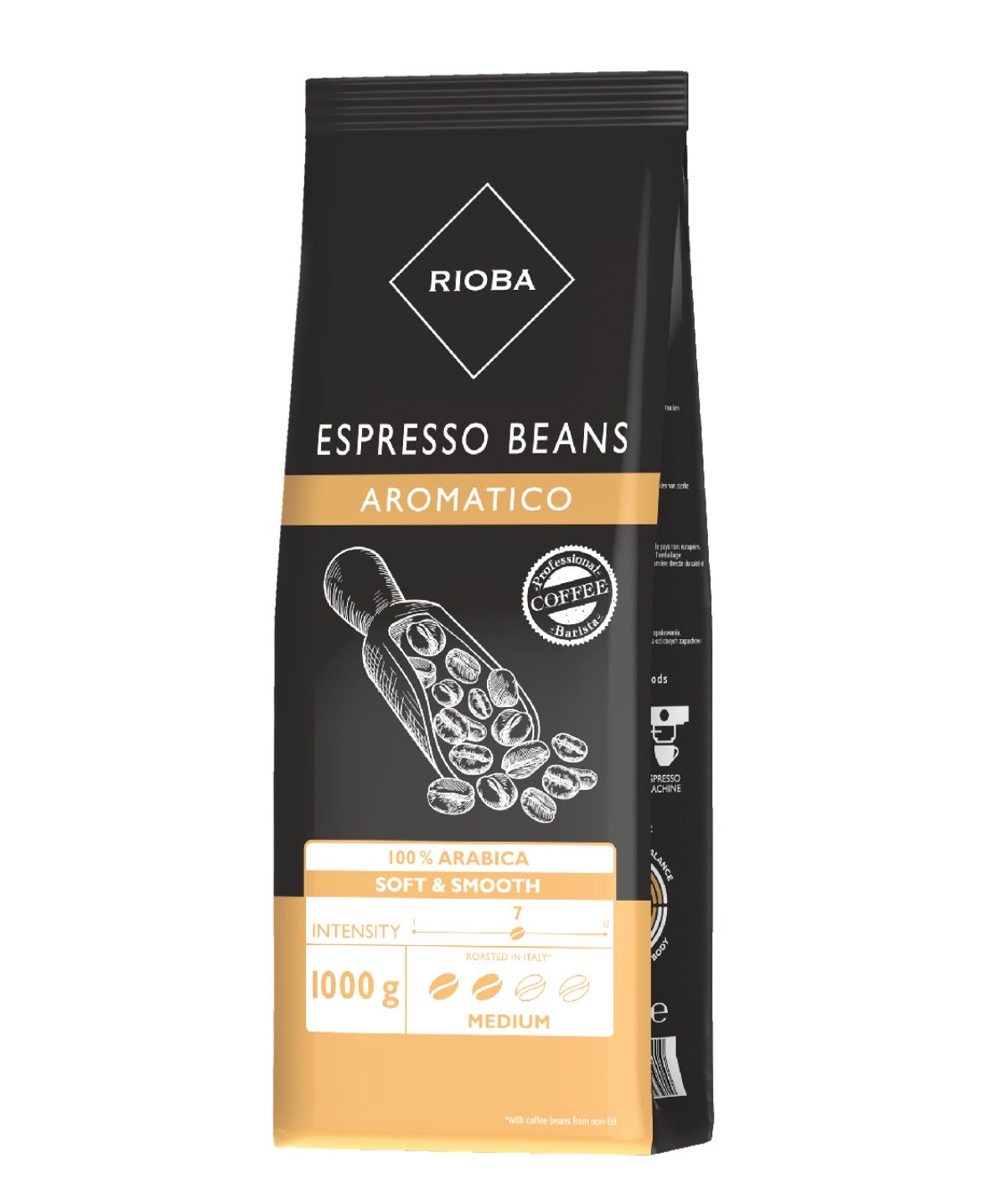 Espresso Bohnen UTZ 100 % Arabica - 1 kg Beutel